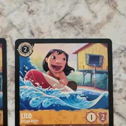 Disney Lorcana Lilo Escape Artist Cards Lot (2) 2/204 English - Image 4