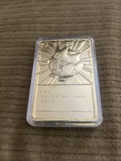 1999 Pokemon 23k Gold Burger King Promo Trading Card Togepi - Image 3