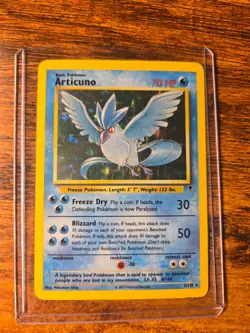 Articuno 2/110 Legendary Collection Holo Pokemon Card - Image 2