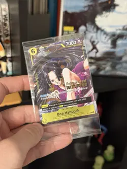 One Piece Card Game Boa Hancock Pre-Release Event Winner P-115 Near Mint Sealed - Image 1