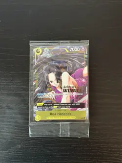 One Piece Card Game Boa Hancock Pre-Release Event Winner P-115 Near Mint Sealed - Image 2