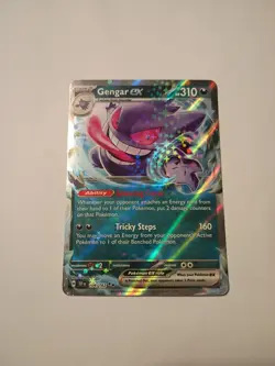 Pokemon TCG Gengar EX Temporal Forces Ultra Rare Card 104/162 - Image 1