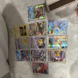 Pokemon TCG 12-Card Lot Holo/Foil Pikachu Umbreon Charizard Lugia Pelipper - Image 3
