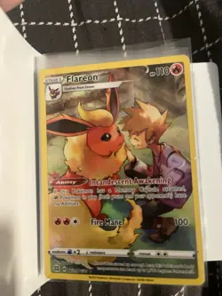 Pokemon TCG Card Lot: Flareon full art, Mewtwo EX, Dark charzard + more - Image 1