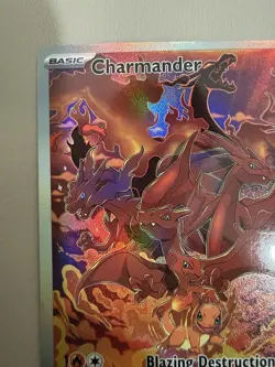 Charmander Evolution Line DIY ACG Pokemon Anime Art Card Custom - Image 3