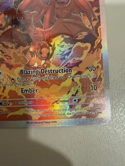 Charmander Evolution Line DIY ACG Pokemon Anime Art Card Custom - Image 4