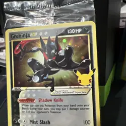 Greninja Gold Star Celebrations Promo SWSH144 2021 Pokemon TCG Sealed Card - Image 4