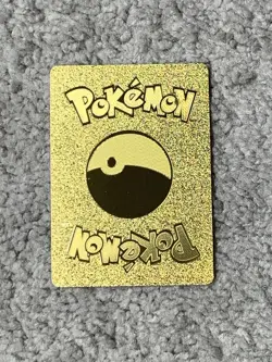 Eevee V HP190 Collect Blackstar Promo Gold Foil Fan Art Display Card - Image 2