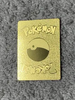 Eevee V HP190 Collect Blackstar Promo Gold Foil Fan Art Display Card - Image 3