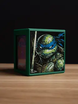 Leonardo (TMNT) themed Prism MTG Deck Box, EDH Commander Card Case - Image 1
