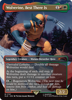 Wolverine, Best There Is (Rainbow Foil) Secret Lair Drop Series - Lightly Played - Image 1