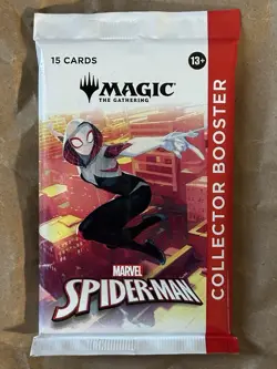 Magic The Gathering Spiderman Collector Booster Pack - Image 1