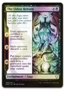 The Eldest Reborn #90 (Foil) (LP) Dominaria DOM Magic MTG - Image 1