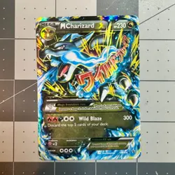 Pokemon Mega M Charizard EX 69/106 Flashfire Full Art Ultra Rare Holo NM - Image 1
