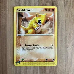 Sandshrew 75/100 EX Sandstorm Pokemon TCG E Series LP 2003 - Image 1