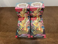 Pokemon Ascended Heroes Booster Bundle LOT OF 4 NEW IN HAND - Image 1