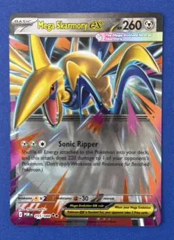 Mega Skarmory ex 055/088 Me03: Perfect Order Double Rare NM - Image 1