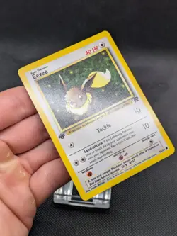 Pokemon Card Eevee 55/82 Team Rocket 1st Edition WOTC LP-NM - Image 3