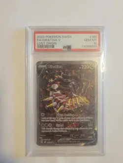 Pokemon TCG SWSH FA Giratina v Lost Origin 186/196 PSA 10 - Image 1