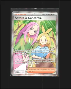 Anthea and Concordia 254/217 Ascended Heroes Pokemon TCG Full Art Trainer NM - Image 1