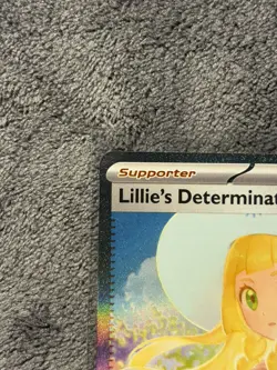 Lillie's Determination 184/132 Mega Evolution Pokemon NM - Image 3