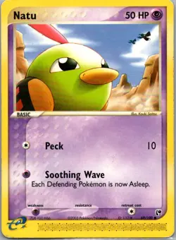 Natu 69/100 Common Sandstorm Pokemon Lightly Played - Image 1