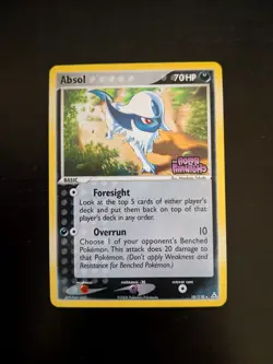Absol Reverse Holo Stamped EX Holon Phantoms 18/110 Pokemon LP - Image 1