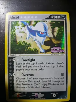 Absol Reverse Holo Stamped EX Holon Phantoms 18/110 Pokemon LP - Image 3
