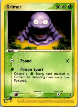 Grimer 57/97 Common Dragon Pokemon Lightly Played - Image 1