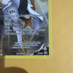 Pokemon TCG Arceus Promo XY83 XY Holo Basic Colorless 120 HP Judgment Blast - Image 5