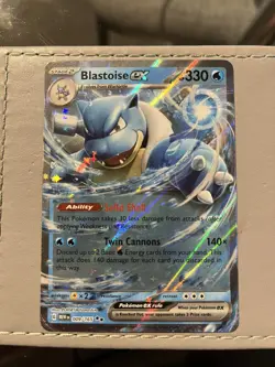 Blastoise EX 009/165 - Scarlet & Violet 151 - Pokemon Card - Near Mint - Image 1