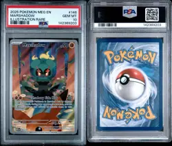 MARSHADOW 146/132 PSA 10 2025 Pokemon MEG EN Mega Evolution ILLUSTRATION RARE - Image 3