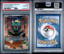 MARSHADOW 146/132 PSA 10 2025 Pokemon MEG EN Mega Evolution ILLUSTRATION RARE - Image 3