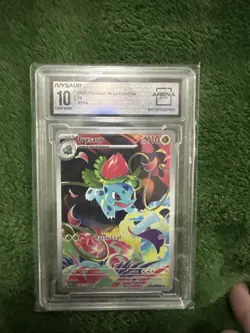 2025 Pokemon Mega Evolution Ivysaur Illustration Rare #134/132 GEM MINT 10 - Image 1