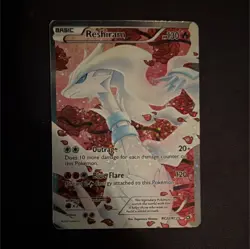 Pokemon Reshiram Full Art Holo Ultra Rare RC22/RC25 Legendary Treasures Radiant - Image 1