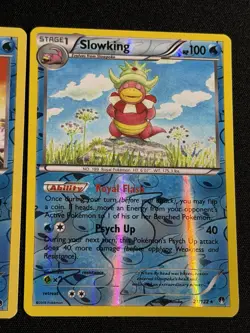 Pokemon Breakpoint Slowpoke 19/122 Slowbro 20/122 Slowing 21/122 Reverse Holo - Image 4
