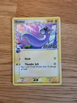 Pokemon TCG Dratini 65/113 EX Delta Species Stamped Reverse Holo NM - Image 1