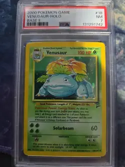 Pokemon TCG Venusaur Holo Rare Base Set 2 #18/130 WOTC Vintage - Image 1