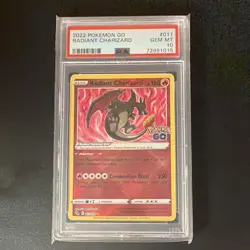 Pokemon TCG 2022 Pokemon GO Radiant Charizard 011/078 Holo PSA 10 - Image 1