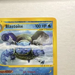 Blastoise 037/165 Expedition Base Set Rare Regular Stage 2 100 HP English 2002 - Image 3