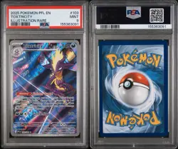 2025 Pokemon Phantasmal Flames Toxtricity Illustration Rare #103/094 PSA 9 - Image 3