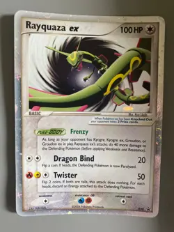 Pokemon Rayquaza ex 039 Black Star Promo Holo Rare 2006 Nintendo LP - Image 1