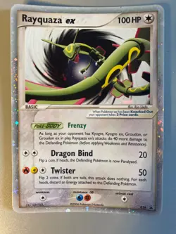 Pokemon Rayquaza ex 039 Black Star Promo Holo Rare 2006 Nintendo LP - Image 5