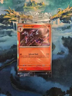 Phantasmal Flames STAFF Prerelease Promos SEALED Set of 4 NM - Image 1