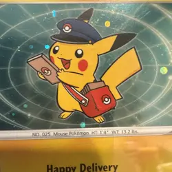 2020 Pokemon Pikachu Holo SWSH074 Special Delivery Canada Promo-holo PSA 8 - Image 2