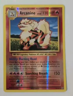 Pokemon TCG XY Evolutions Reverse Holo Arcanine 18/108 - Image 1