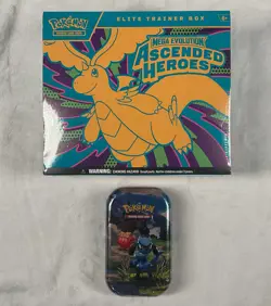 Pokemon Ascended Heroes Elite Trainer Box (ETB) and Mini Tin Factory Sealed - Image 1