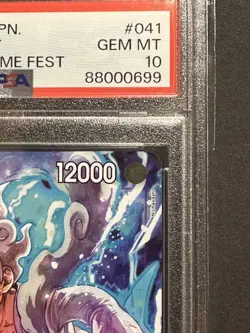 One Piece Card Nika Luffy Bandai Card Game Fest Promo PSA10 Rare Limited - Image 4