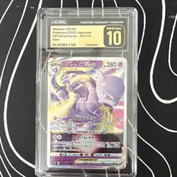 Wizards Mewtwo VSTAR S12a VSTAR Universe Holo CGC Pristine 10 051/172 2022 - Image 1