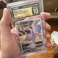 Wizards Mewtwo VSTAR S12a VSTAR Universe Holo CGC Pristine 10 051/172 2022 - Image 3